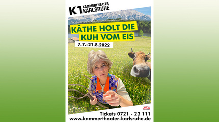 "Käthe holt die Kuh vom Eis" Abgedrehte Bauernhof-MUHsikkomödie von William Danne im Kammertheater Karlsruhe vom 7.7.2022 bis 21.8.2022 | © Kammertheater Karlsruhe